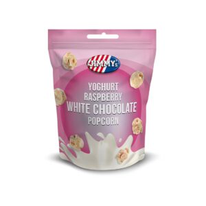 Jimmy’s Yoghurt Raspberry White Chocolate Popcorn