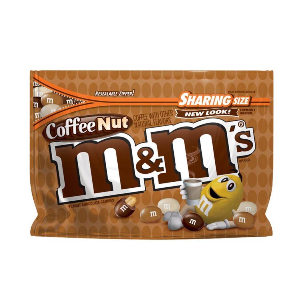 M&M Coffee Nut Share Size 92.7G mocca food